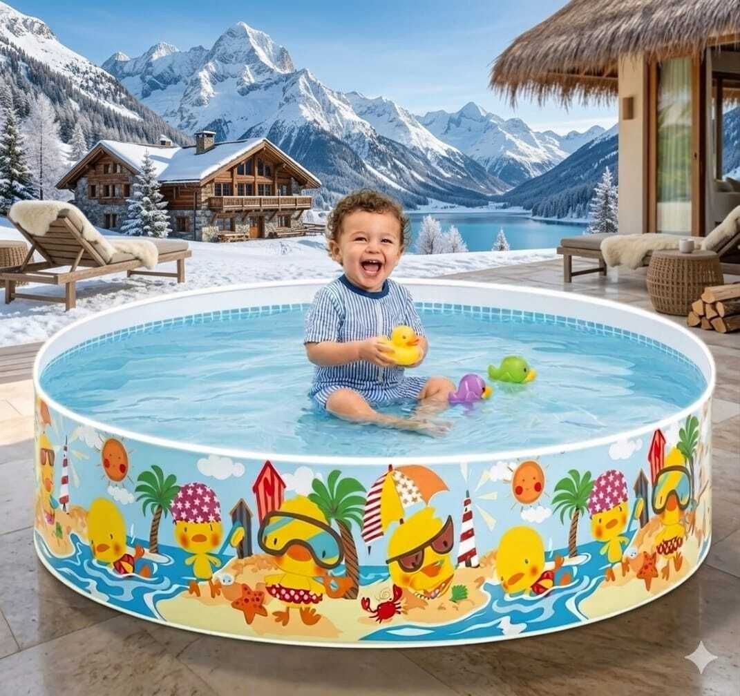 intelligent 5 ft Play Pool for Home Garden &(IND*706) Summer Inflatable Swimming Pool-picture-25