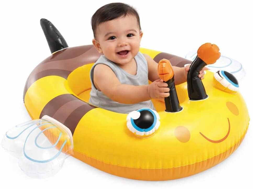 Kiddie Bee Design Inflatable(IND*718) Pool Float Inflatable Swimming Safety Tube-image-19