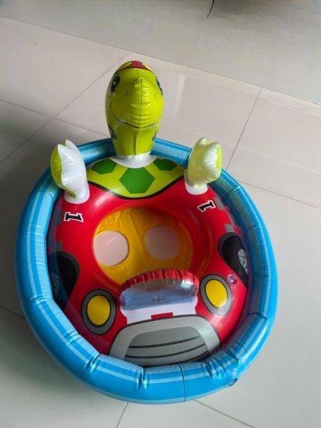 intelligent Pool Rider Frog (IND*7412) Baby Toys & Games Inflatable Swimming Safety Tube-picture-16