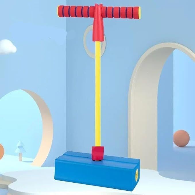 Pogo Stick,High Elastic Rubber Kids Jumper Toys for Kids Training Inflatable Hoppers & Bouncer-image-11