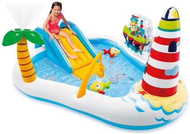 littlebloom PVC (IND*3016) Kids Swimming Pool With Free Electric Pump1095 Inflatable Swimming Pool-picture-18