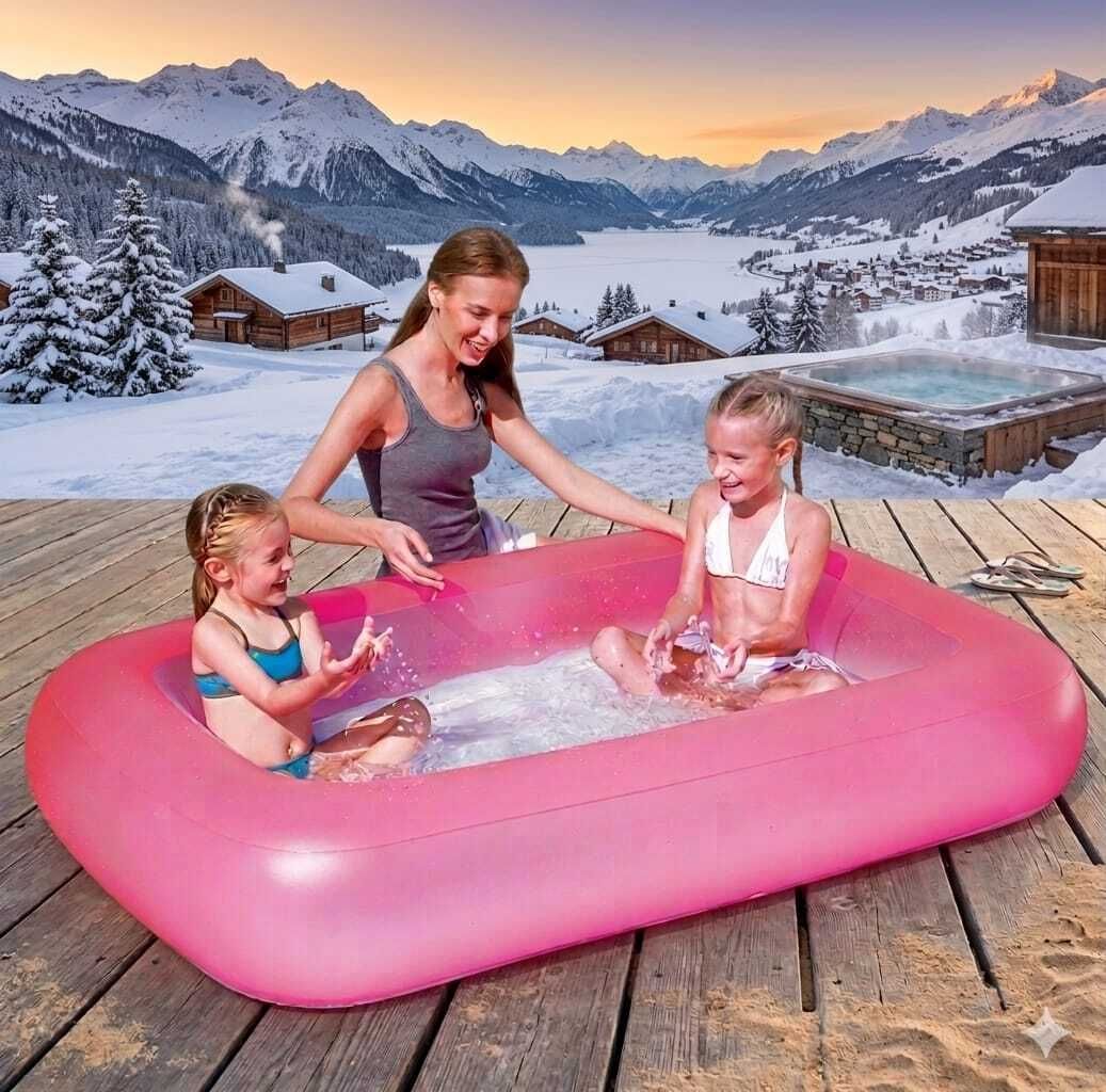 Silicone Rubber Outdoor Pink (IND*1247)Swimming Pool Inflatable Swimming Pool-image-28