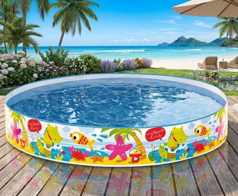 kindertales fun Inflatable Swimming(IND*157) Pool (Multicolor) Inflatable Swimming Pool-picture-26
