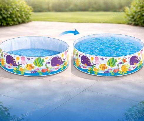 tiny tales 4 Feet Swimming Pool for(IND*13) Kids Non-Air Inflatable Swimming Pool-picture-24
