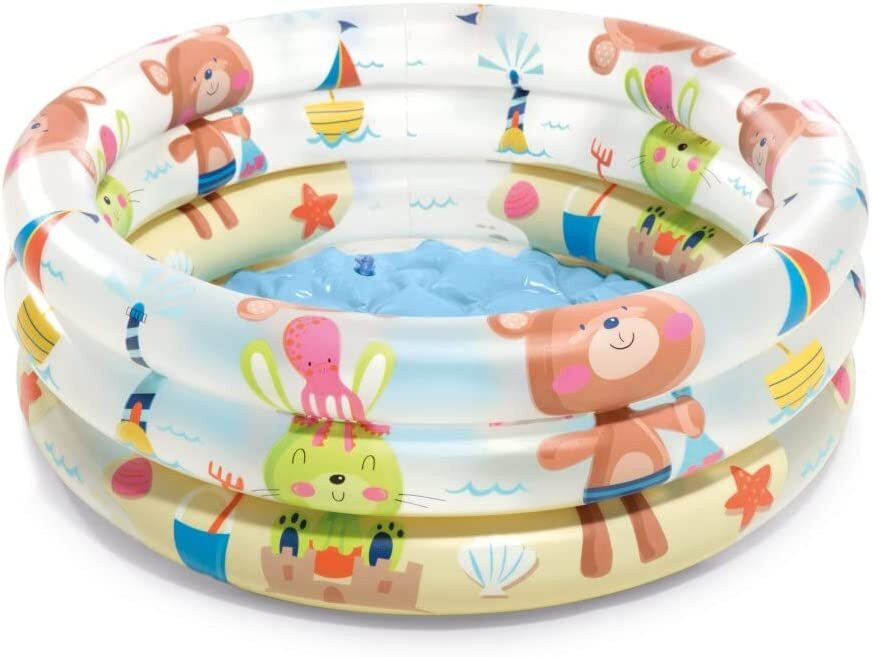arniyavala Inflatable Swimming Pool with Inflatable Base 61 x 22 cm 33 Litres Inflatable Swimming Pool image 1