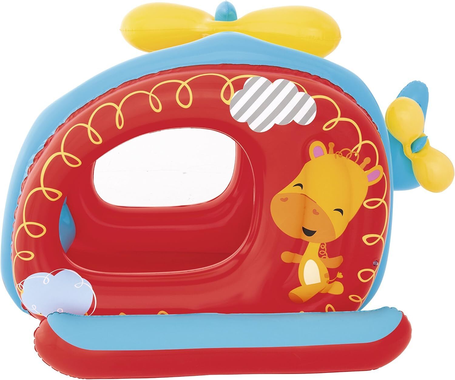 tiny tales New Design (IND*61) HELICOPTER 25 BALL PIT For Kids | Age 3 to 6 Years Inflatable Hoppers & Bouncer-picture-12