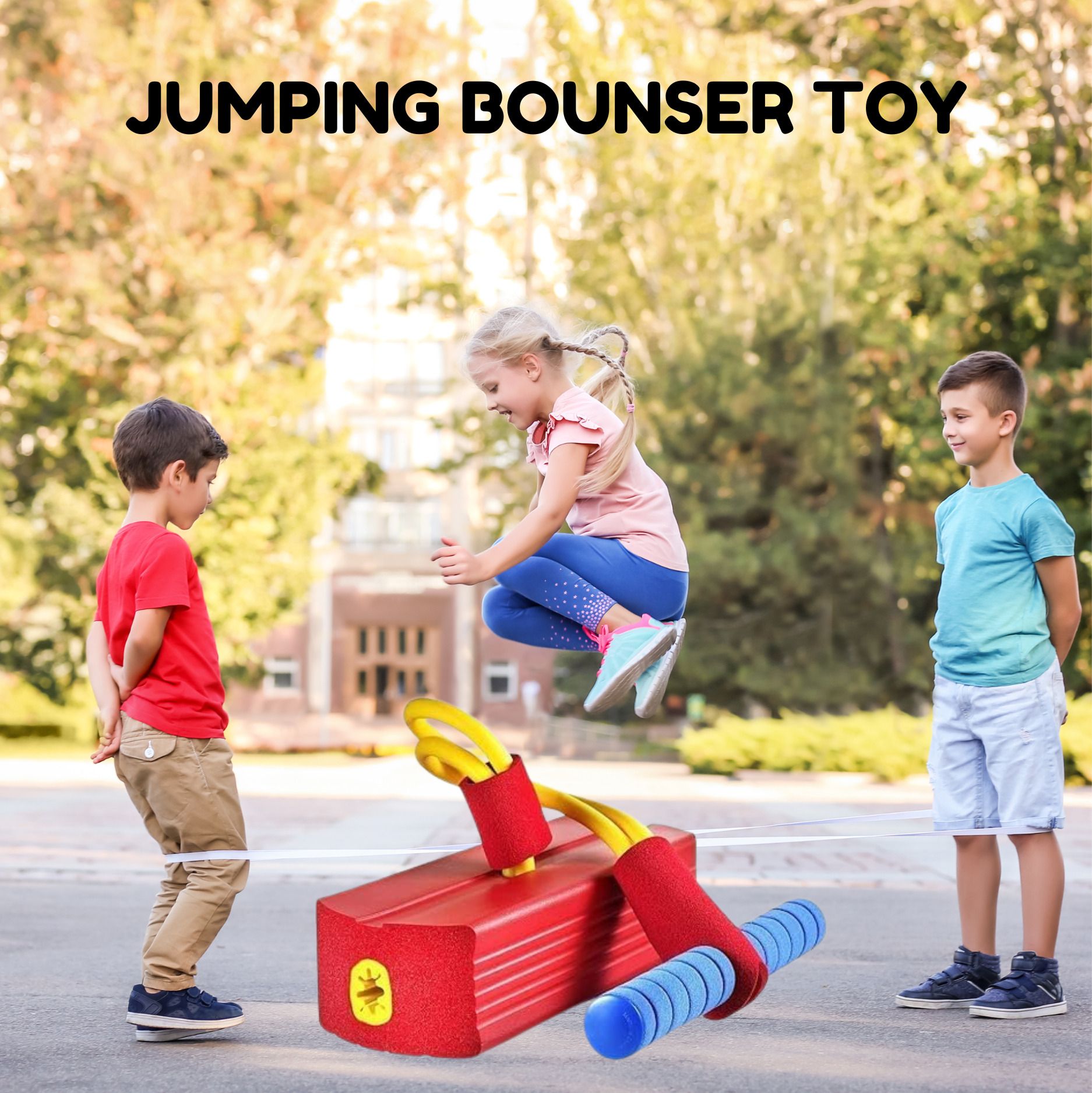 New Foam Pogo Jumping Bouncer Toy for Kids (Small Size) (3 to 8 Year) Inflatable Hoppers & Bouncer-image-9