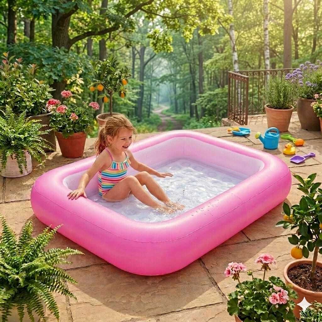 tiny tales Outdoor Pink (IND*13427)Swimming Pool Inflatable Swimming Pool-picture-38