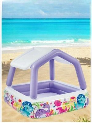 kindertales Sun Shade inflatable children's(IND*92235) pool Inflatable Swimming Safety Tube-picture-36