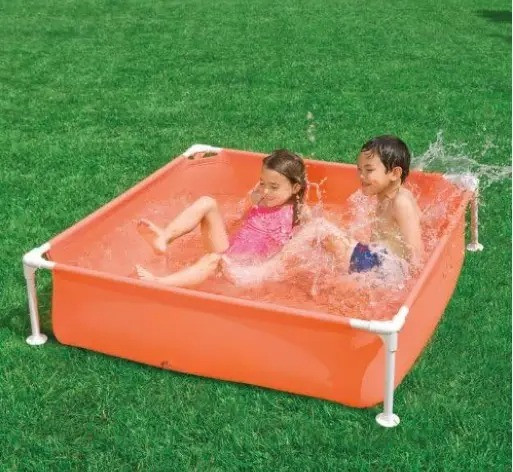 tiny tales (IND*83) Frame Mini, Available in Orang Color Inflatable Swimming Pool image 1