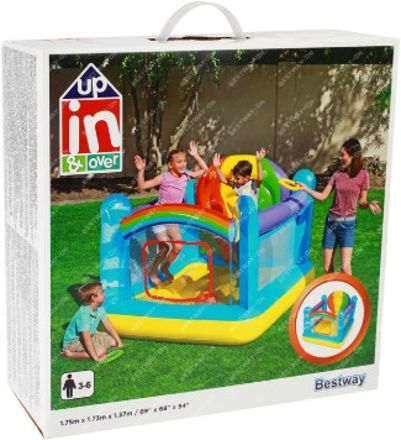 Kids Toy Indoor Inflatable(IND*3578) Hot Air Balloon With Free Electric Pump Inflatable Hoppers & Bouncer