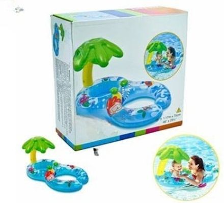 intelligent My First Inflatable Baby Swim Float With Free Pump Inflatable Swimming Safety Tube-picture-0