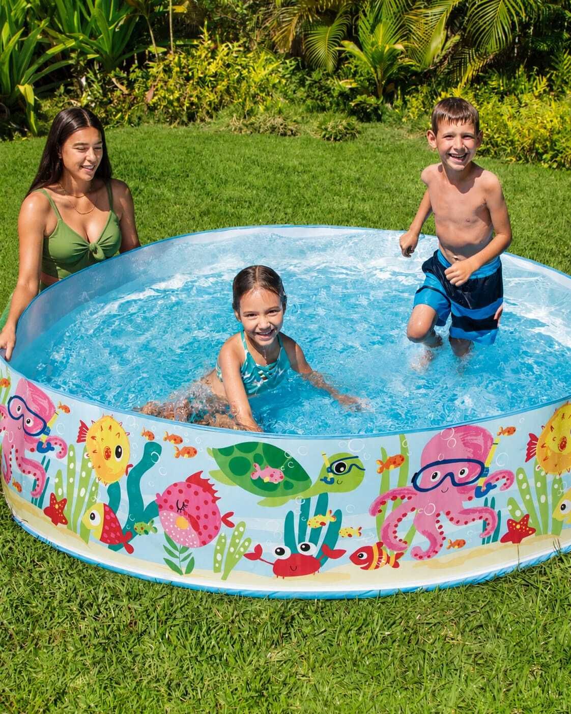 intelligent 5 Feet Non-Inflatable Kids Swimming Pool Inflatable Swimming Pool-picture-14