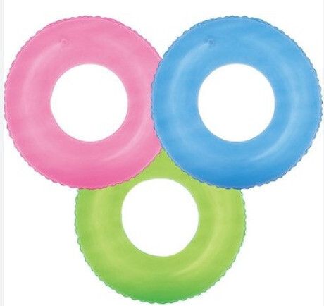 sale (IND*79) kids size pool float tube inflatable swim ring Multicolor Inflatable Swimming Safety Tube-image-14