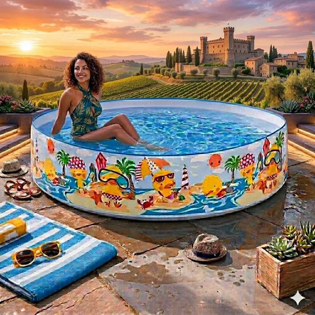 intelligent 5 feet Round Swimming Pool(IND*7127) kids Inflatable Swimming Pool-picture-17