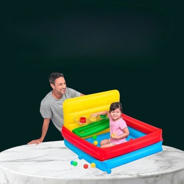 Play Ball Pit Set Kids Inflatable Play(IND*8521) Centre with Puzzle Inflatable Ball Pits-image-39