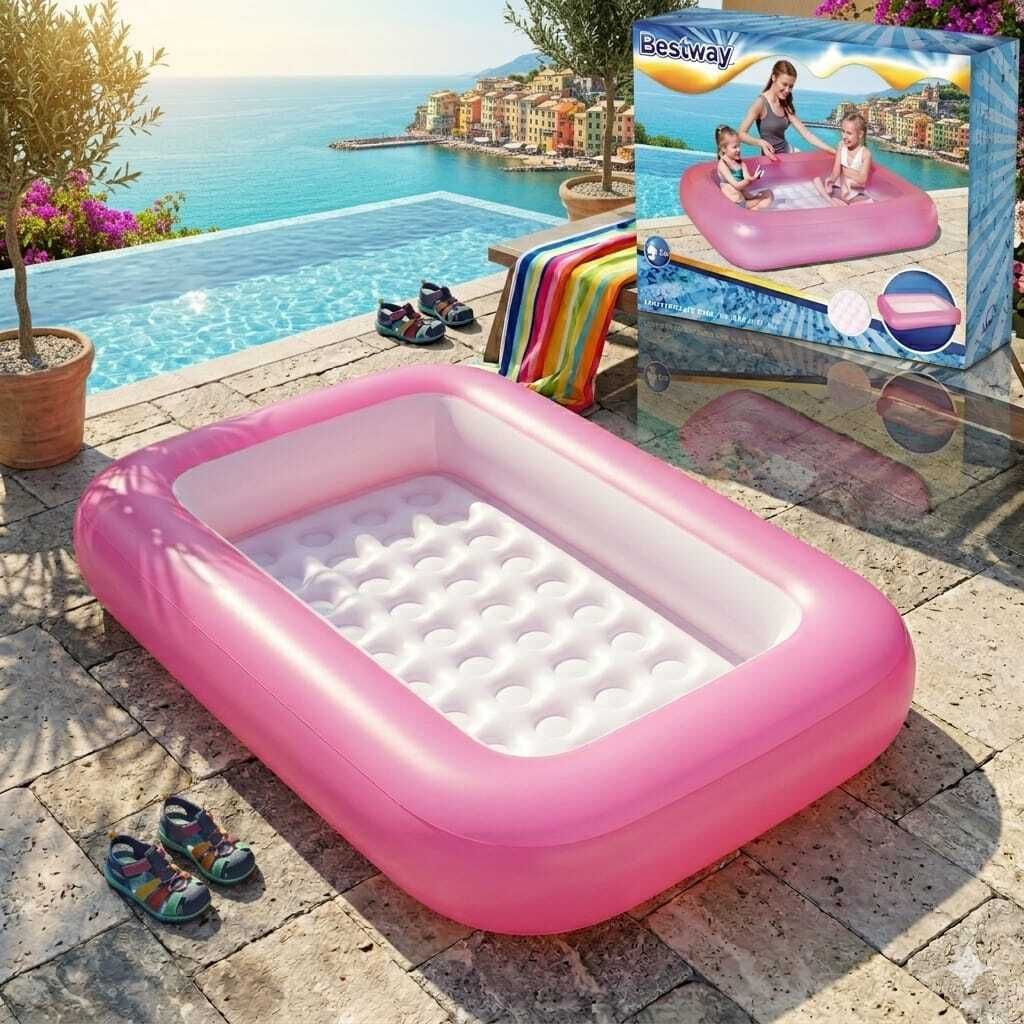 kindertales Foldable Portable Bath (IND*233)Tub for Kids & Adults Inflatable Swimming Pool-picture-19