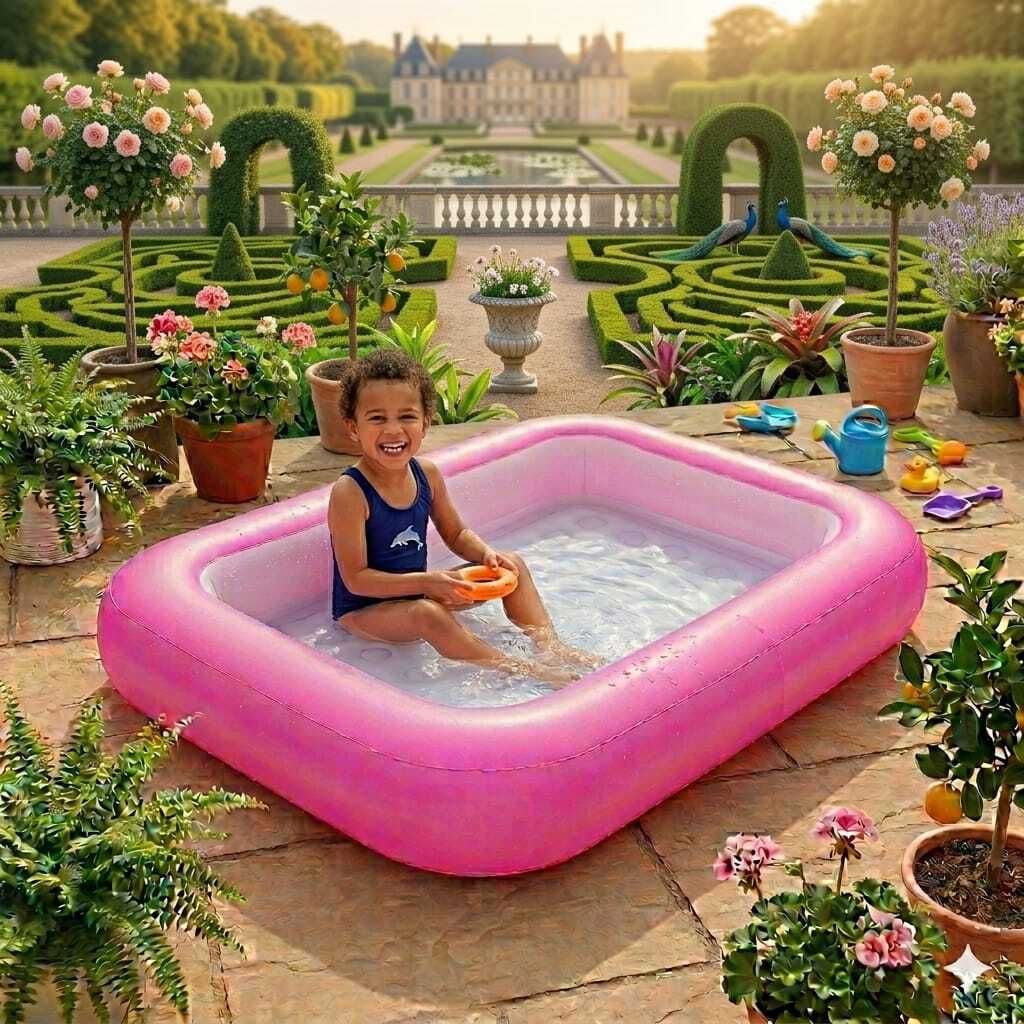 Foldable Portable Bath (IND*193)Tub for Kids & Adults Inflatable Swimming Pool-image-19