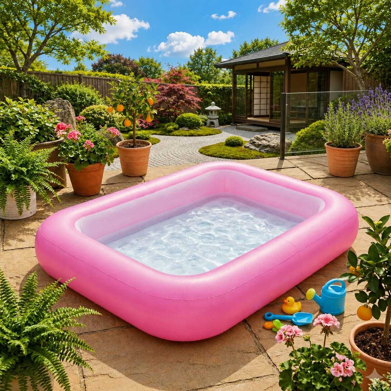 Inflatable Rectangular (IND*345)Swimming Pool Inflatable Swimming Pool-image-38