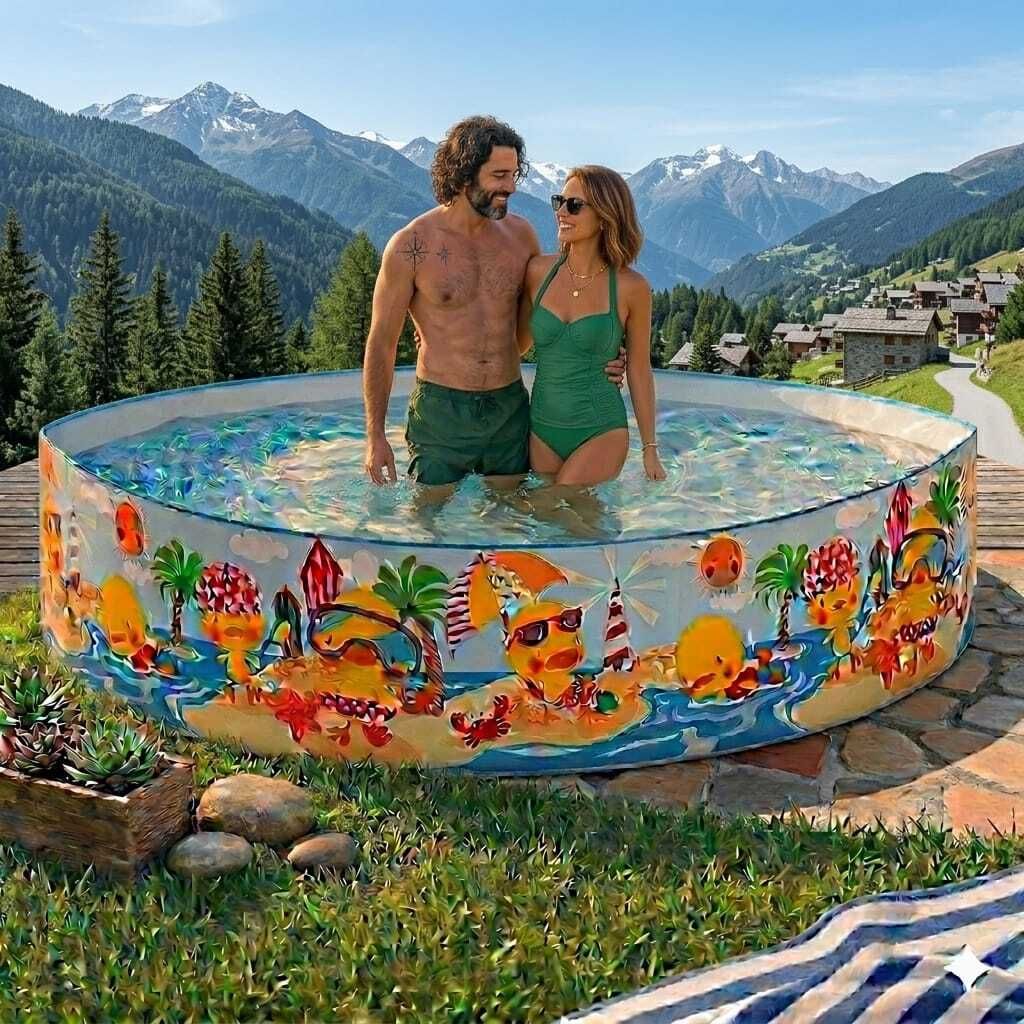 kindertales 5 feet Bath tub, Water Pool for(IND*7502) Kids Inflatable Swimming Pool-picture-22