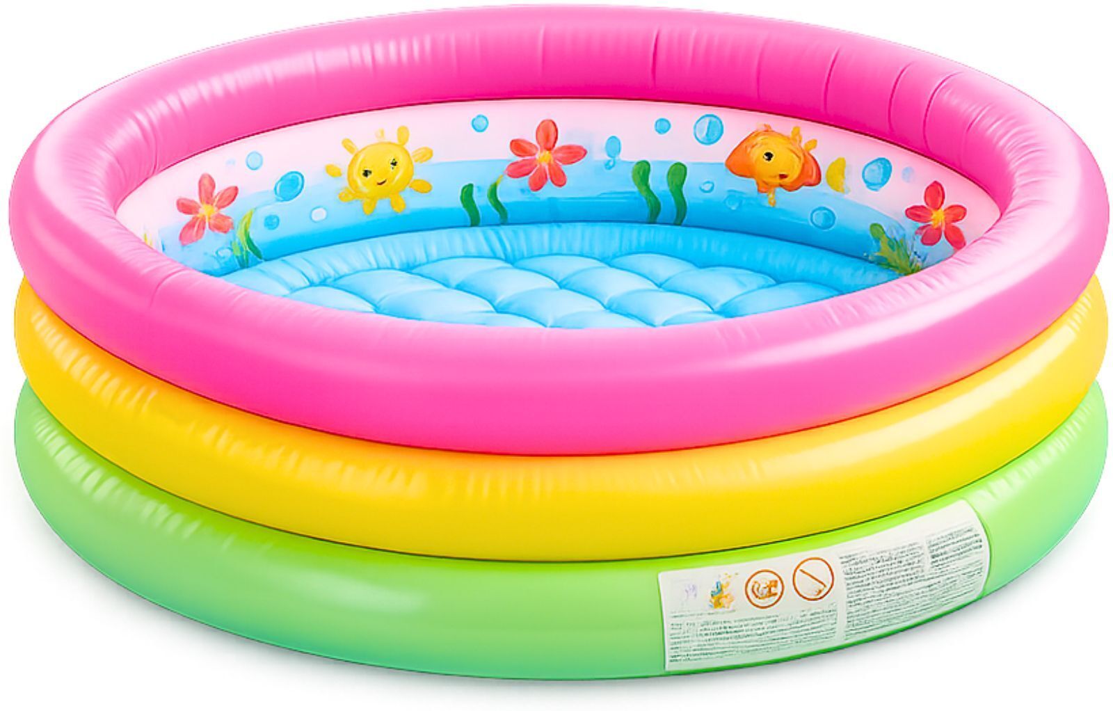 tovvoco Baby Swimming Pool for Kids 2 Ft | Round Inflatable Pool 61 cm Inflatable Swimming Pool-picture-21