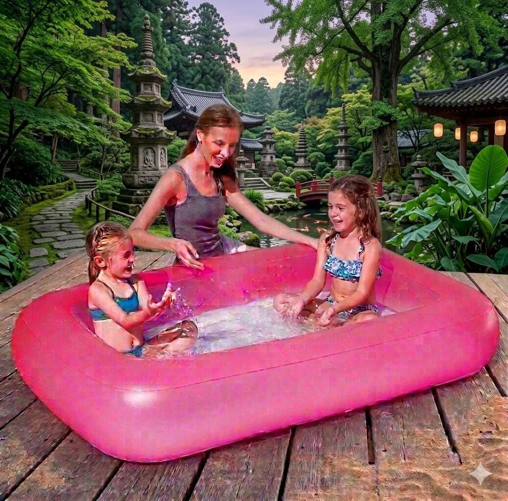 Inflatable Swimming (IND*179)Pool for Kids & Adults, Inflatable Swimming Pool-image-45