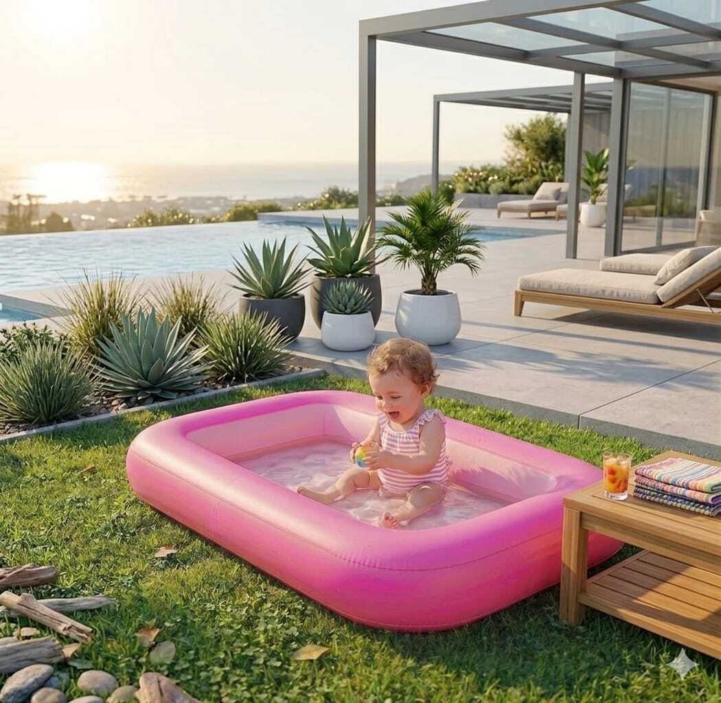Foldable Portable Bath (IND*243)Tub for Kids & Adults Inflatable Swimming Pool-image-39