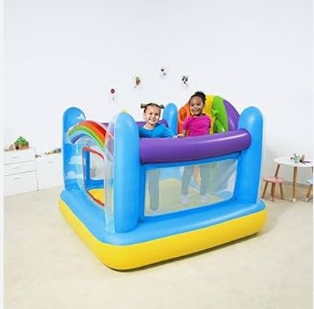 Inflatable Mini Kids(IND*9873) Bouncy Castle, With Free Electric Pump Inflatable Hoppers & Bouncer