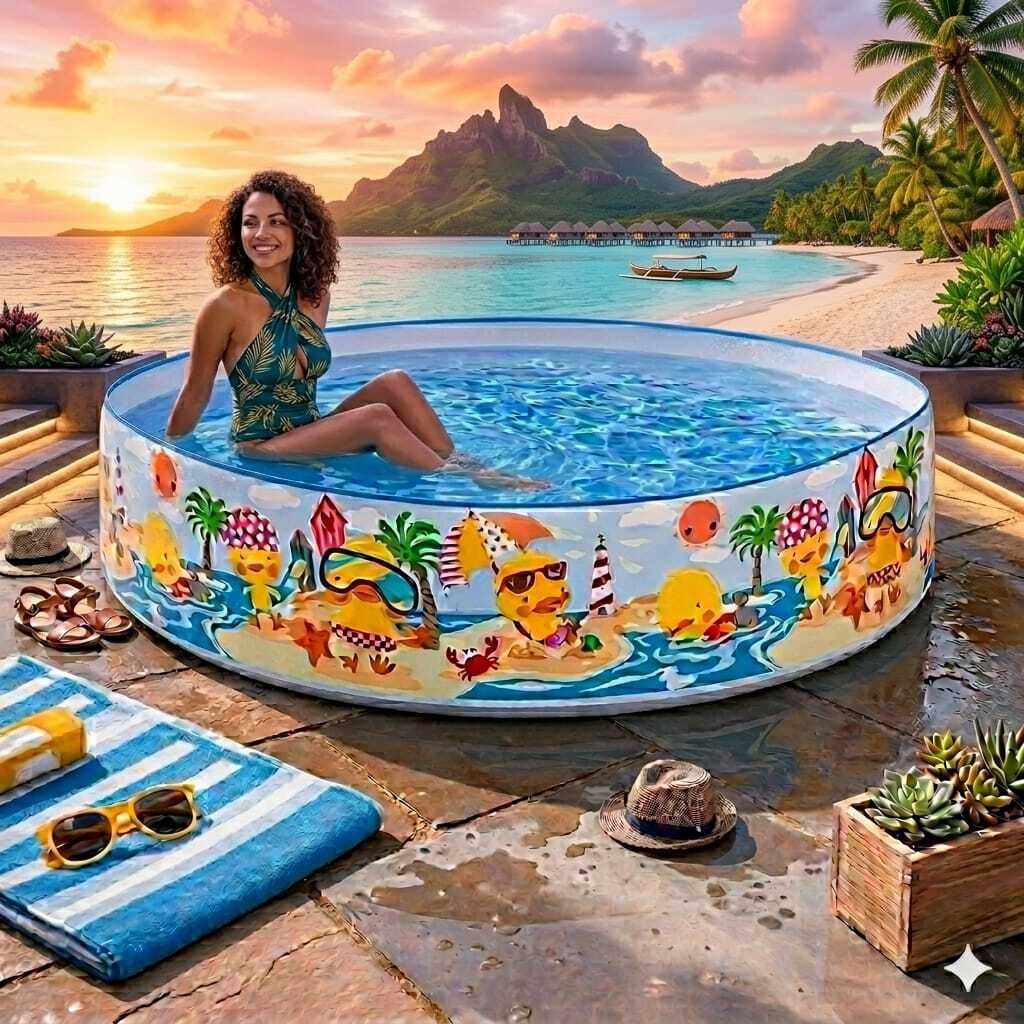 intelligent Summer Special 5 feet Kid (IND*0121)Swimming Pool Inflatable Swimming Pool-picture-32