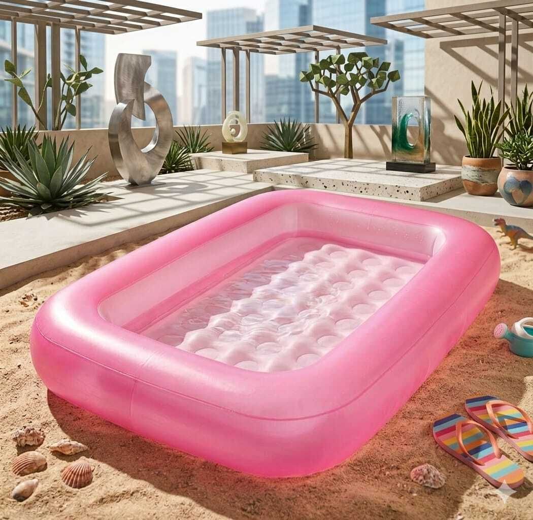 Foldable Portable Bath (IND*2433)Tub for Kids Inflatable Swimming Pool-image-43