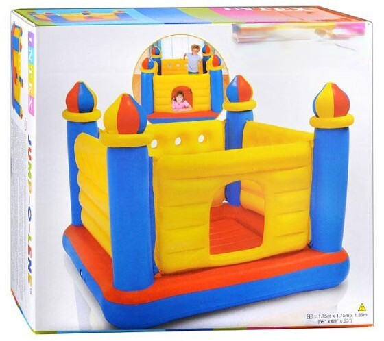intelligent Inflatable Original Playhouse, (IND*606) Playground With Free Pump Inflatable Hoppers & Bouncer image 1