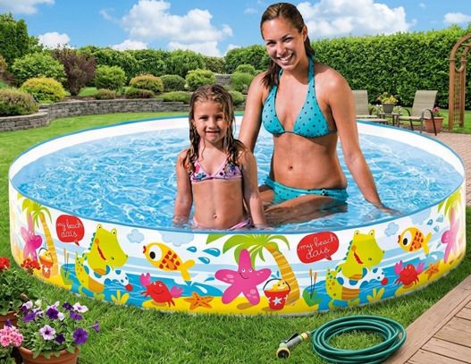 intelligent 5 feet Fun Round (IND*810)Baby Bath Tub for kids Inflatable Swimming Pool-picture-17