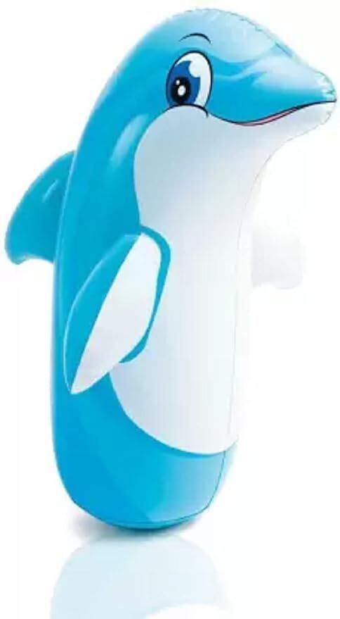 Dolphin Hit Me Inflatable Toy for Water Filled Base BOP for Toddlers PVC Inflatable HitMe Toys-image-18