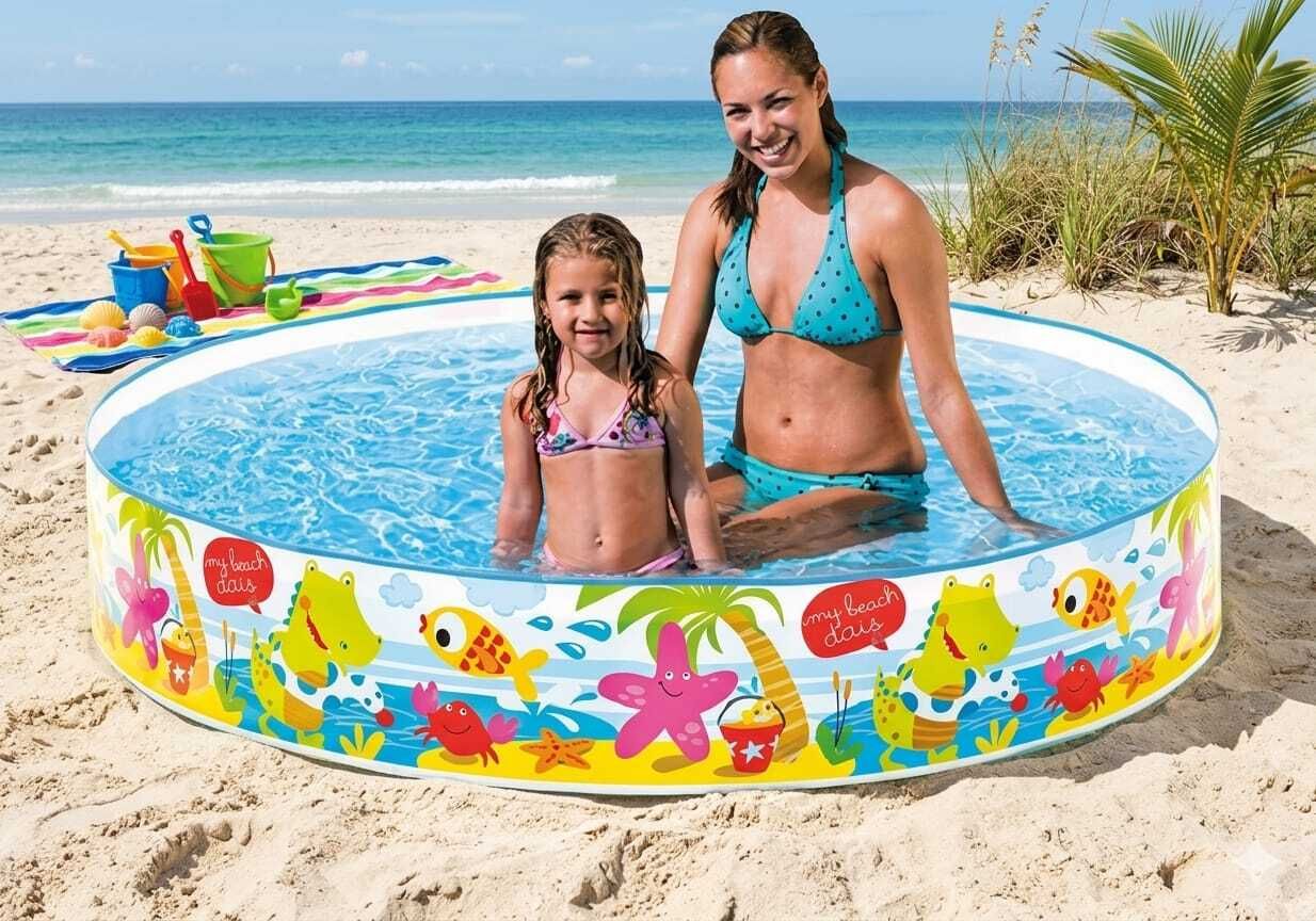 5 feet Fun Round Swimming Pool (IND*81207) kids Inflatable Swimming Pool-image-39