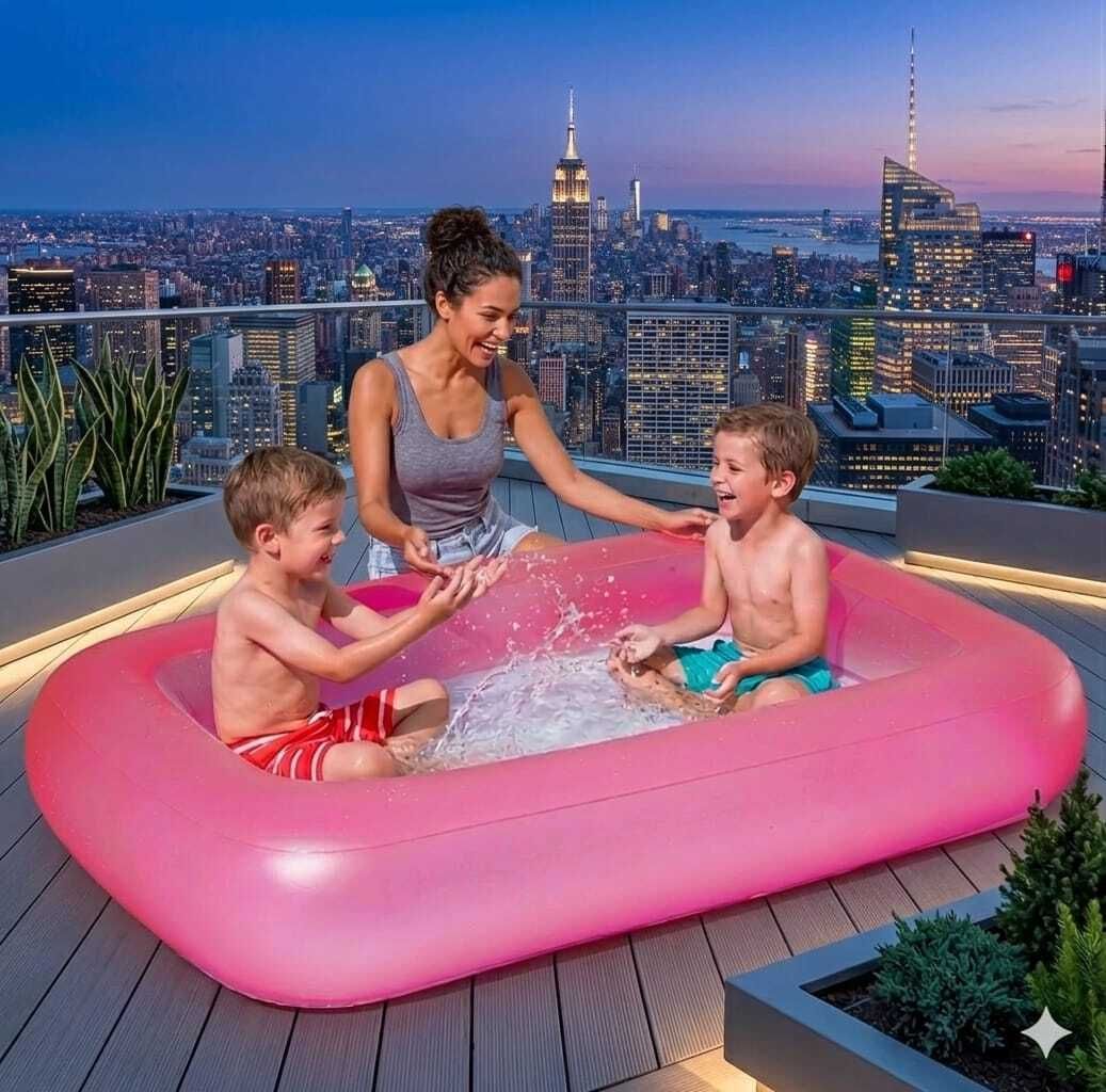 kindertales Inflatable Rectangular (IND*12735)Swimming Pool Inflatable Swimming Pool-picture-26