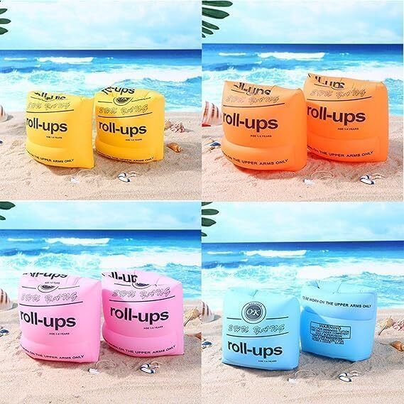 sajni Kids Swimming Arm Float Bands | Inflatable Water Safety Float Sleeves Inflatable Swimming Safety Tube-picture-26