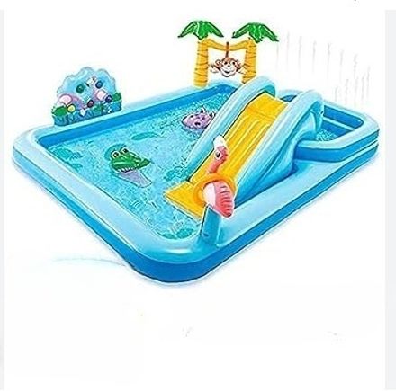 tiny tales 57161 Jungle Adventure Play Summer (IND*60401) With Free Electric Pump Inflatable Swimming Pool-picture-14