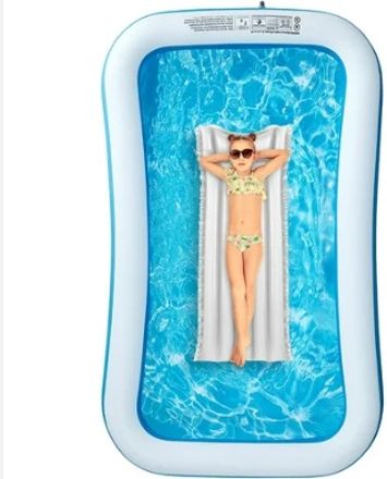 hornflow 8.7 Bath Tub(IND*961703) with Free Electric pump Inflatable Swimming Pool-picture-23