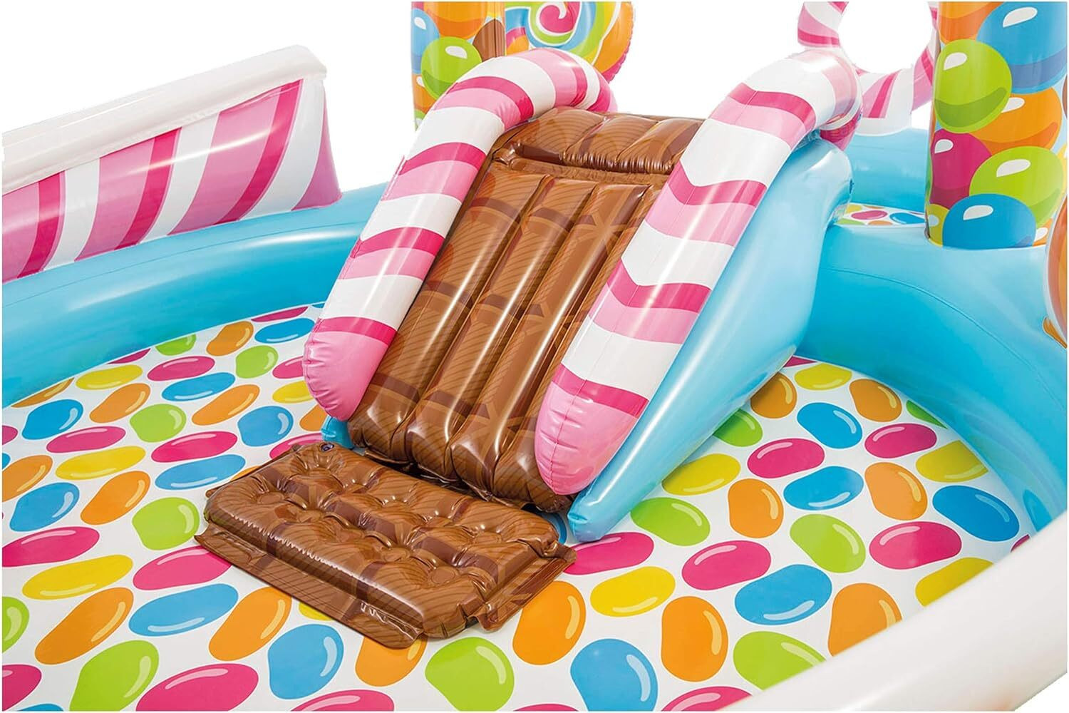 tiny tales 57149NP Candy (IND*860) Zone Play Centre With Pump Inflatable Swimming Pool image 1