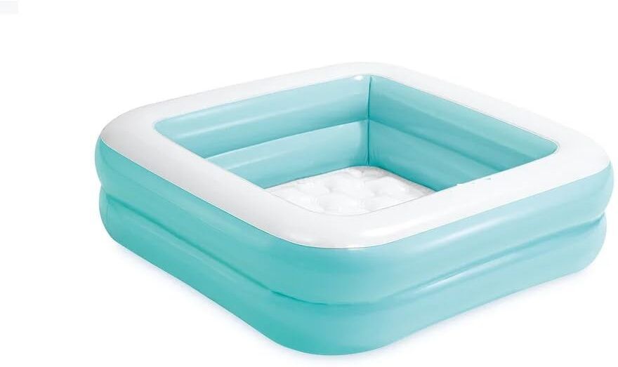 Square 3Ft Inflatable Bath Pool for Kid0-3years Swimming Pool(Multicolor) Inflatable Swimming Pool-image-25