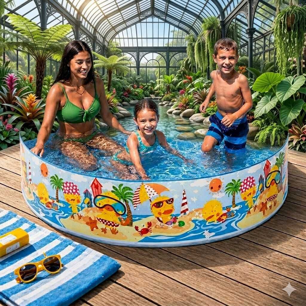 intelligent 5 Feet Non-Inflatable Kids(IND*520) Swimming Pool Inflatable Swimming Pool-picture-27