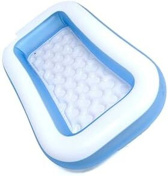 5ft Inflatable Rectangle Blue Bath Tub Kiddie Pool for Kids Inflatable Swimming Pool-image-37