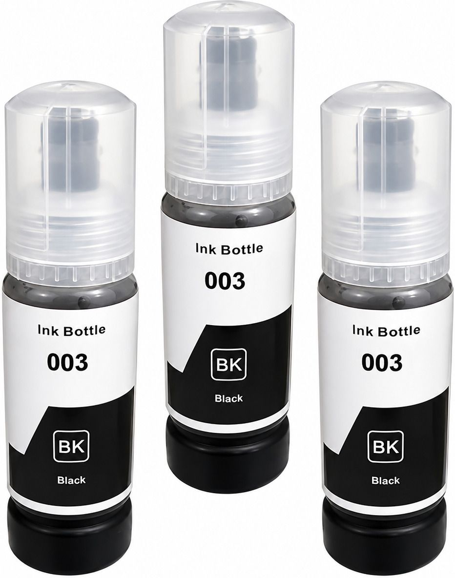 inkora 003 Ink Refill Compatible for L3200,L3210,L3211,L3215,L3216,L3250,L3252 Printers Black Ink Bottle-image-27