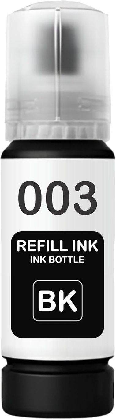 inkora 003 Ink Refill Compatible for L3200,L3210,L3211,L3215,L3216,L3250,L3252 Printers Black Ink Bottle-image-22