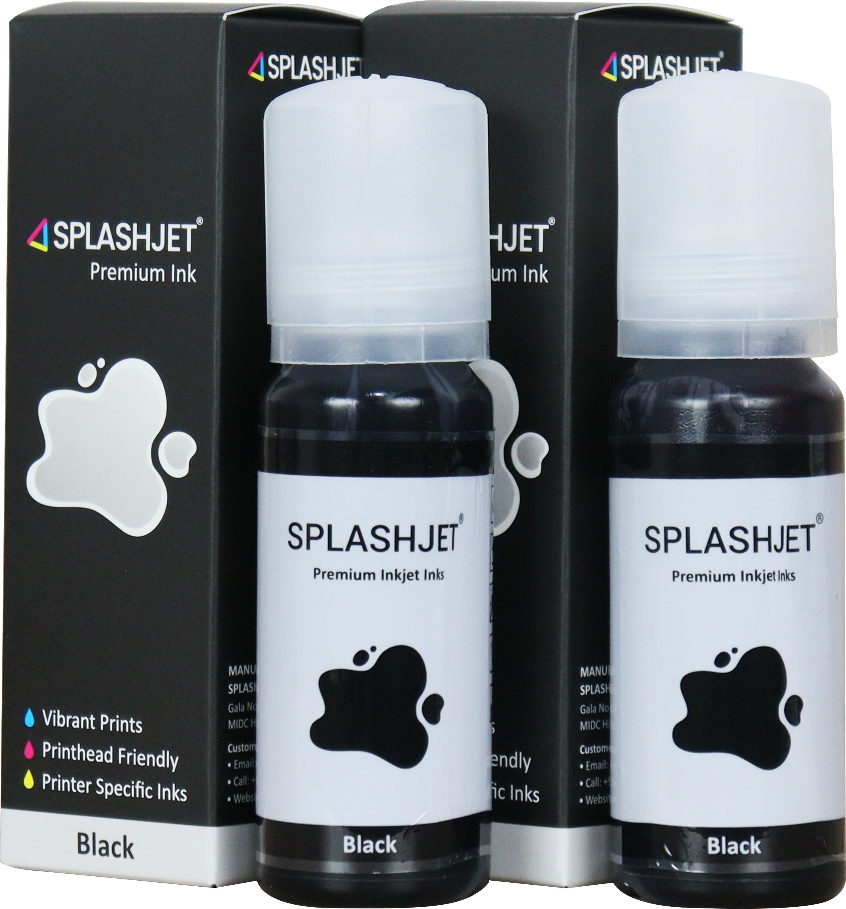 Splashjet Refill Ink for L4150, L4160, L6160, L6170, L6190, L655 Ink, 001 Ink Code Black Ink Bottle-image-12