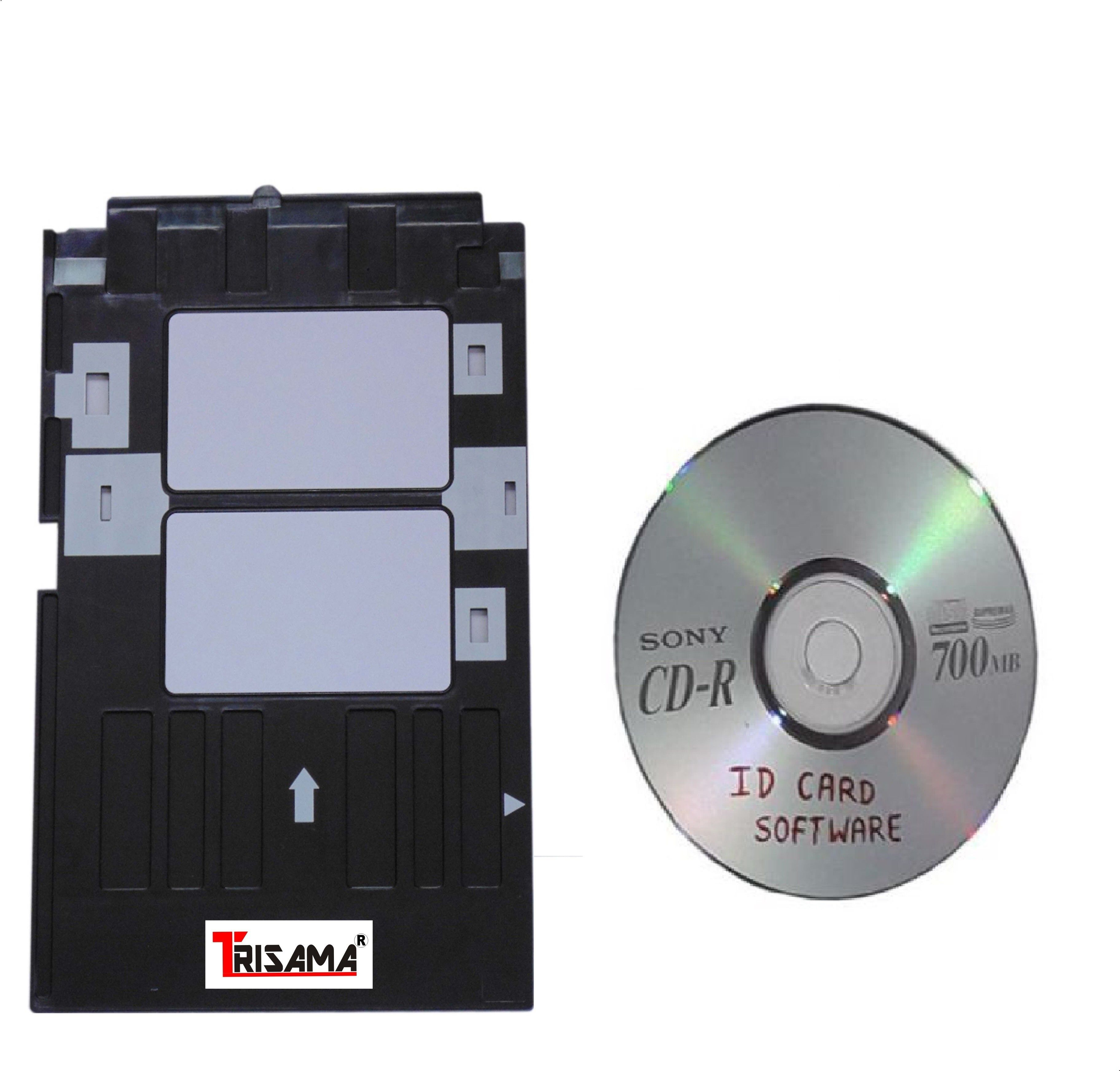 TRISAMA PVC ID Card Tray for EP L- 800, L805, L810, R260, R280, R290, T50, T60, P50 Black Ink Cartridge-image-5