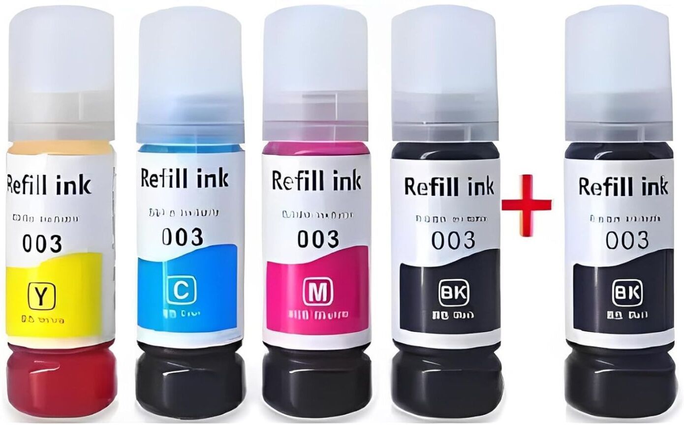 Globe Tech 001 Black + Tri Color Combo Pack Ink Bottle-image-42
