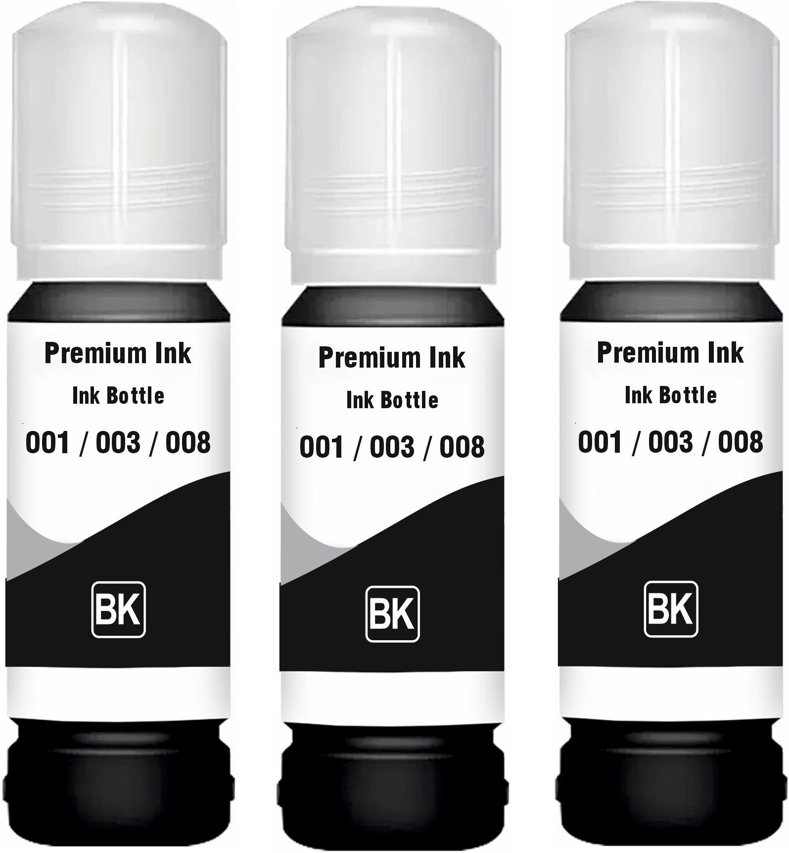 spotink 003 Refill Ink Compatible for Epson L3110, L3150, L3250 printer Black Ink Bottle-image-42