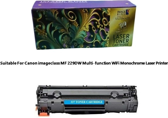 imgking LPC337 Canon imageCLASS MF 229DW Multi-function WiFi Monochrome Printer Black Ink Toner-image-37