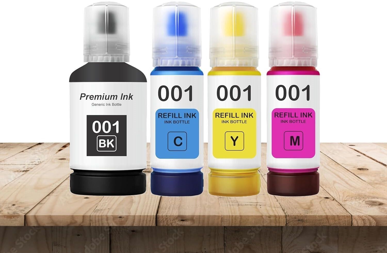 GMHZRVD 001 Refill Ink for Epson L3110,L3150,L3152,L3156,L3210,L3211,L3215,L3216 Printer Black + Tri Color Combo Pack Ink Cartridge-image-32